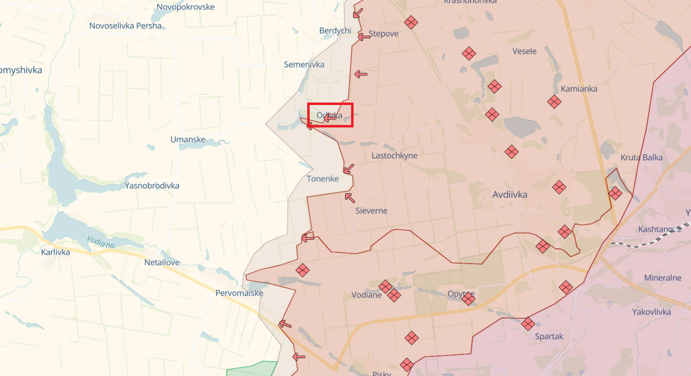 Ukrainian military drives Russian occupiers out of Orlivka outskirts in Donetsk region